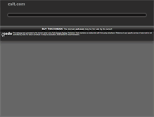 Tablet Screenshot of eslt.com